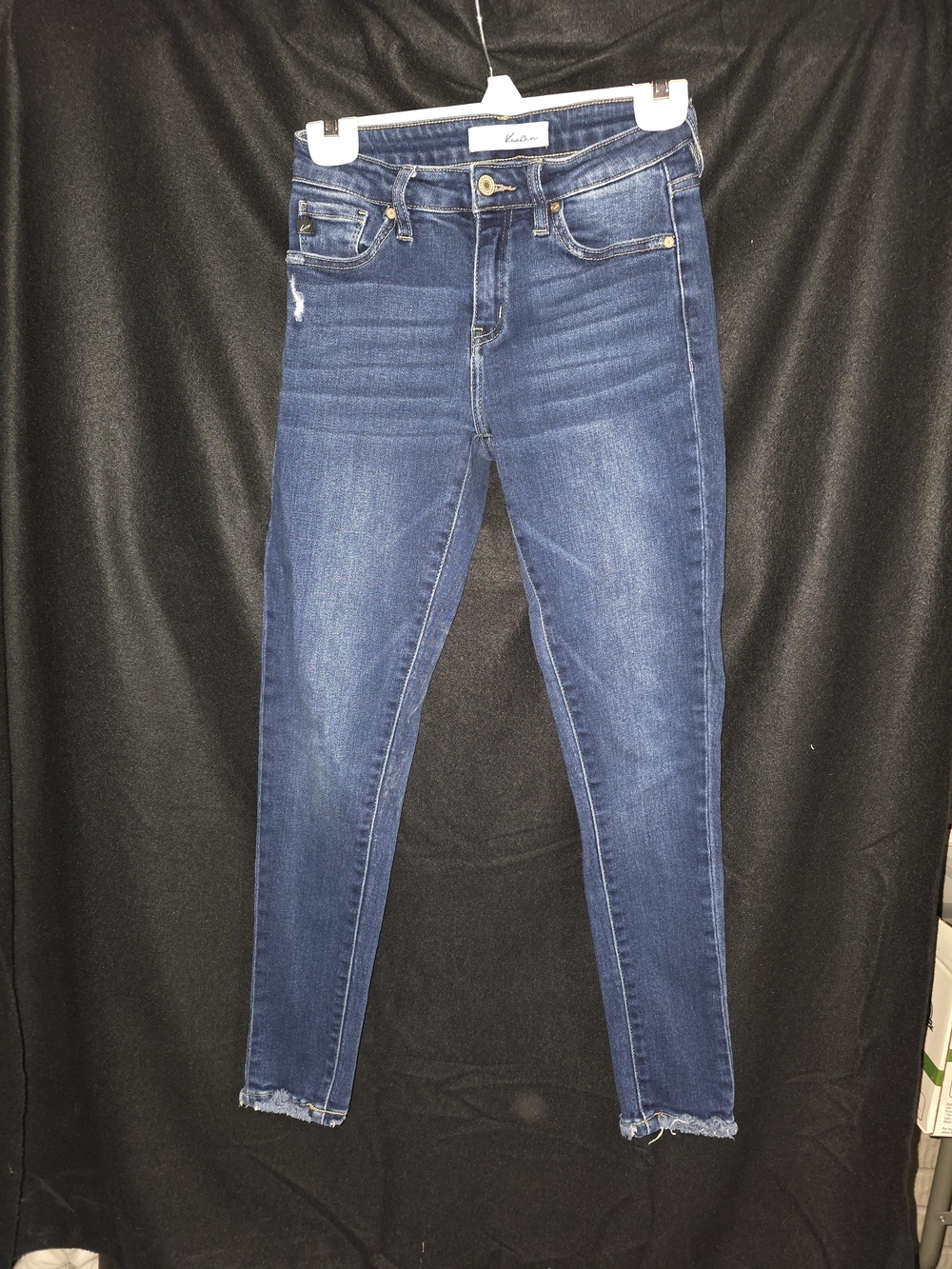 KanCan Dark Blue High-Rise Skinny Jeans